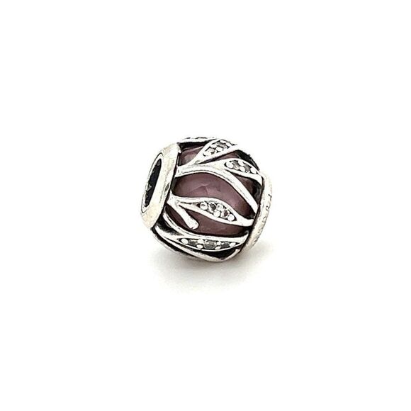 Pandora Pink Encased Cz Charm - Picture 1 of 3